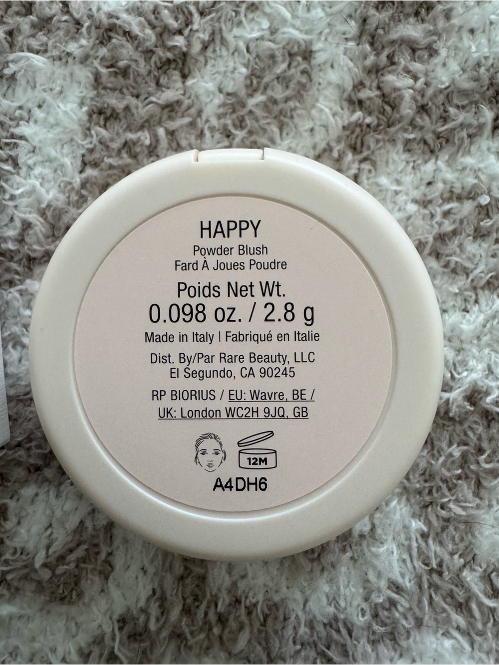 Rare Beauty Soft Pinch Luminous Powder Blush - Happy (Warm Rose) - Picture 2 of 5